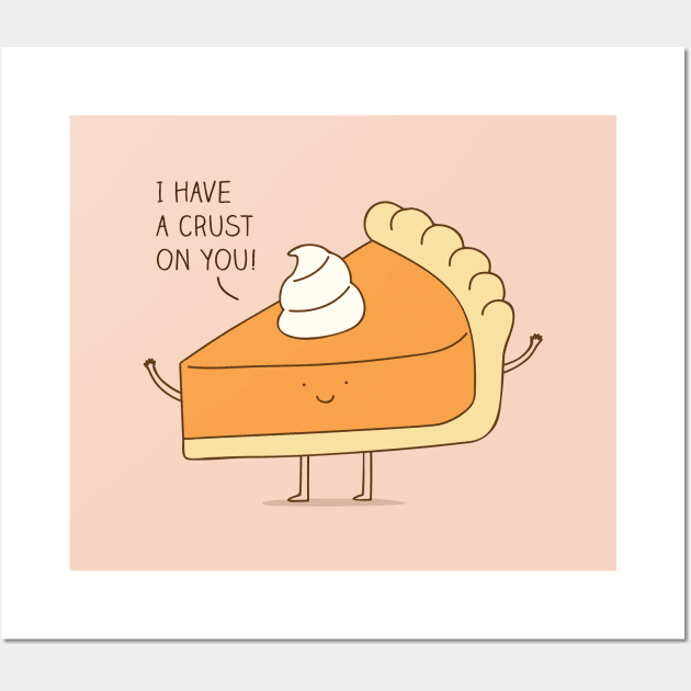 A pie's crush Wall Art by milkyprint